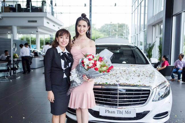 Nguoi dep Phan Thi Mo &quot;tau&quot; Mercedes-Benz S400 tien ty-Hinh-3